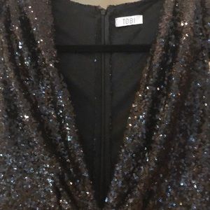 Tobi Other - Black Sequins Romper Tobi Other - Black Sequins Romper